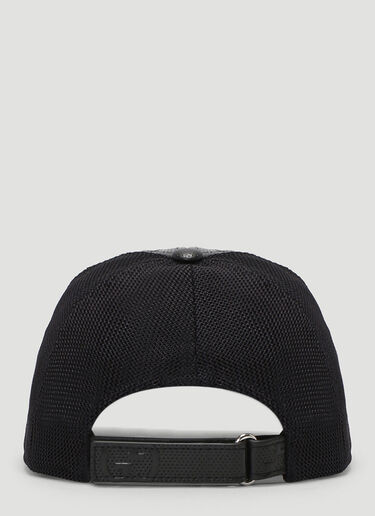 Gucci Perforated-Leather Cap Black guc0141137