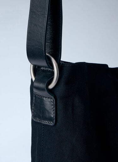 Dries Van Noten Canvas Shoulder Bag Black dvn0163035