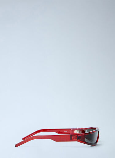 Rick Owens Fog Sunglasses Red ric0165084