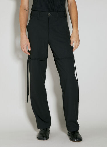 Song for the Mute Rope Dress Pants Black sfm0154008