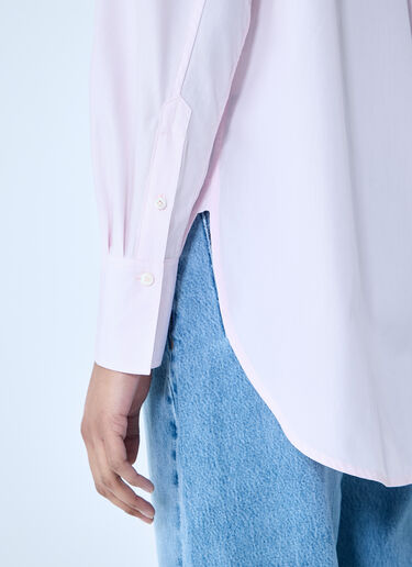 TOTEME Kimono-Sleeve Poplin Shirt Pink tot0260028