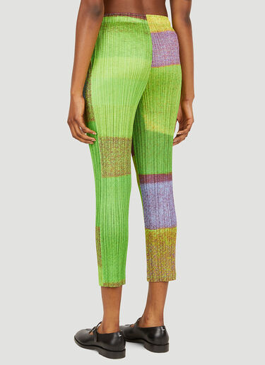 Plissé Panelled Pants Pleats Please Issey Miyake Plissé Panelled Pants Green plp0251004
