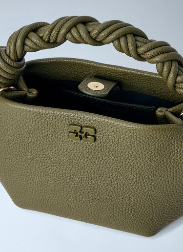 LN-CC® - GANNI: Bou Mini Handbag - Olive GANNI Bou Mini Handbag Olive gan0265051