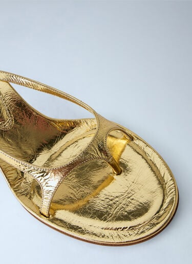 Acne Studios Kitten Heel Sandals Gold acn0265006