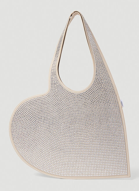 Bottega Veneta Heart Tote Bag Silver bov0252020