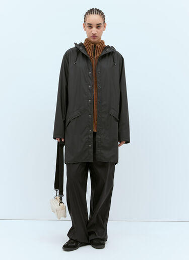 Rains 경량 코트 블랙 rai0356001