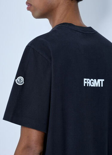 LN-CC® - Moncler x FRGMT Hiroshi Fujiwara: Graphic Logo T-Shirt - Black Moncler x FRGMT Hiroshi Fujiwara Graphic Logo T-Shirt Black mfr0166008