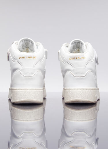 Saint Laurent Jefferson High Top Sneakers White sla0253066