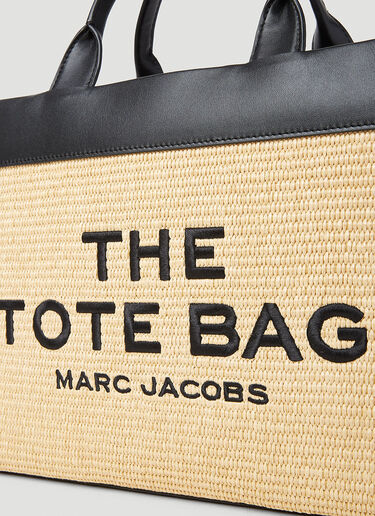 The Medium Woven Tote Bag in Beige - Marc Jacobs