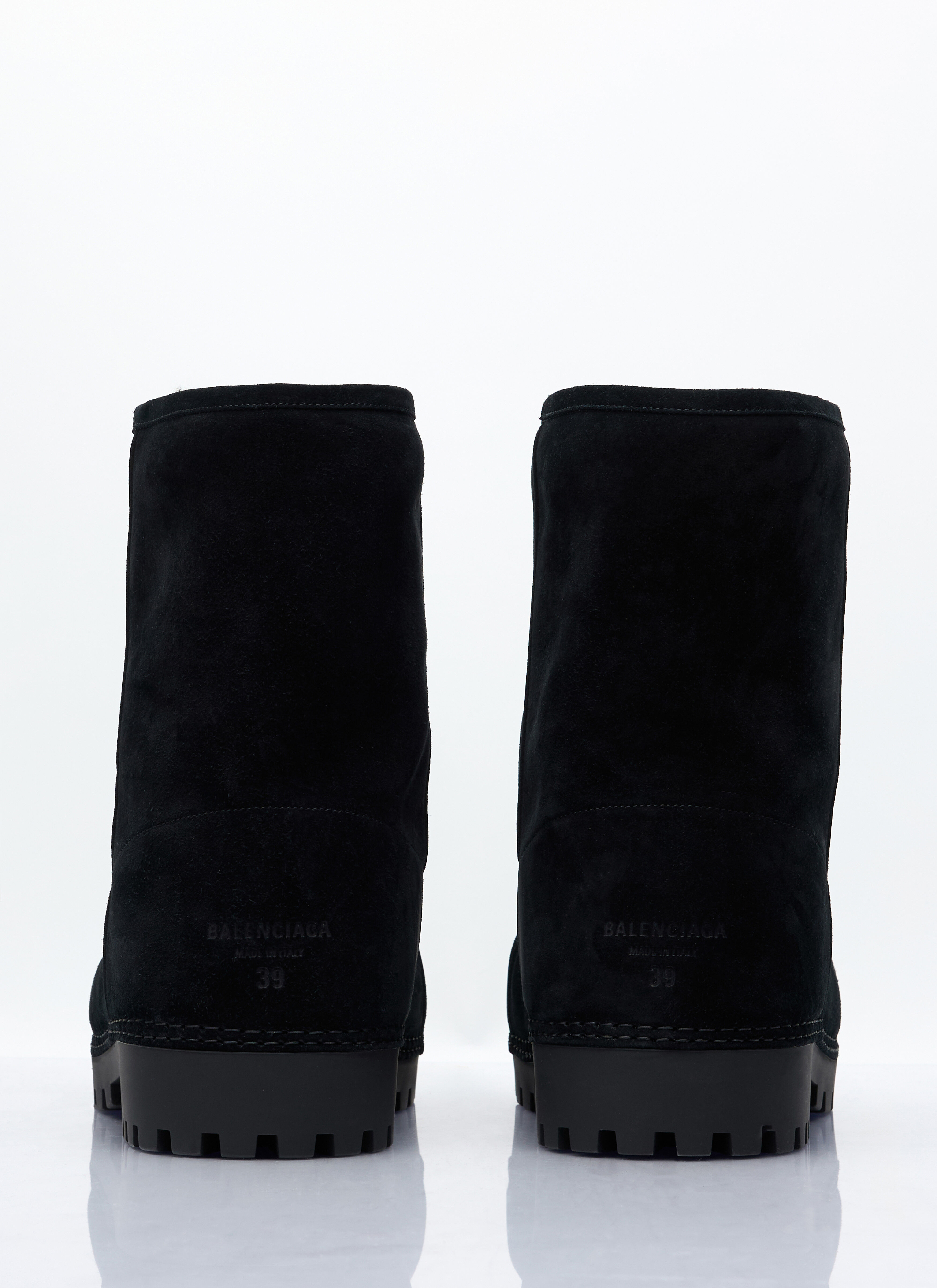 Balenciaga Women s Alaska Faux Fur Low Boots in Black LN CC