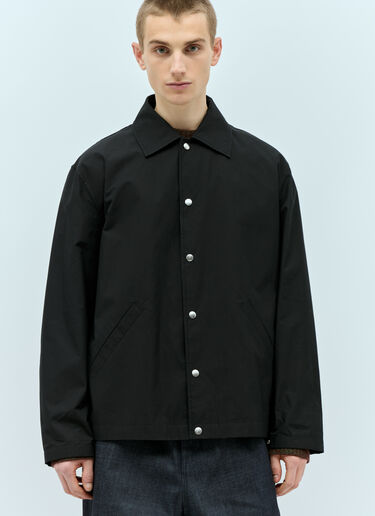 Jil Sander Snap Overshirt Black jil0155012