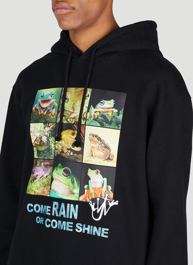 JW Anderson Frog Hooded Sweatshirt Black jwa0154008