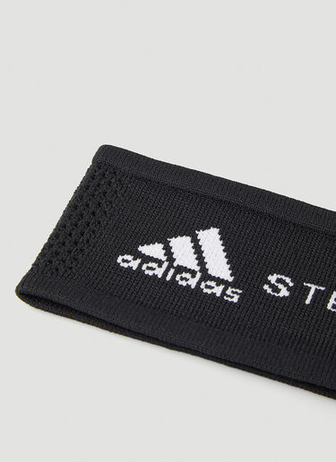 adidas by Stella McCartney 로고 헤드밴드 블랙 asm0249003