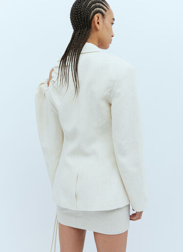 La Veste Galliga Blazer Jacquemus La Veste Galliga Blazer Cream jac0254008