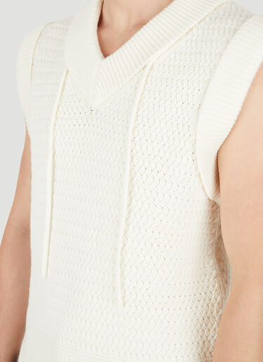 Craig Green Knot Sleeveless Sweater White cgr0150012