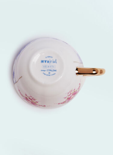 Hybrid Zenobia Teacup With Saucer Seletti Hybrid Zenobia Teacup With Saucer Multicolour wps0691135