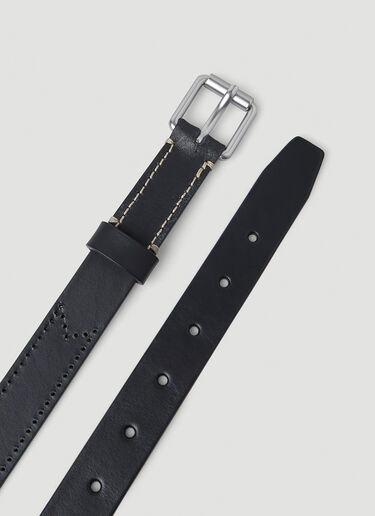 Lemaire Reversed Thin Belt Black lem0150017