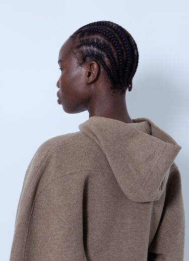 Max Mara 후드 울 혼방 스웻셔츠 베이지 max0266203