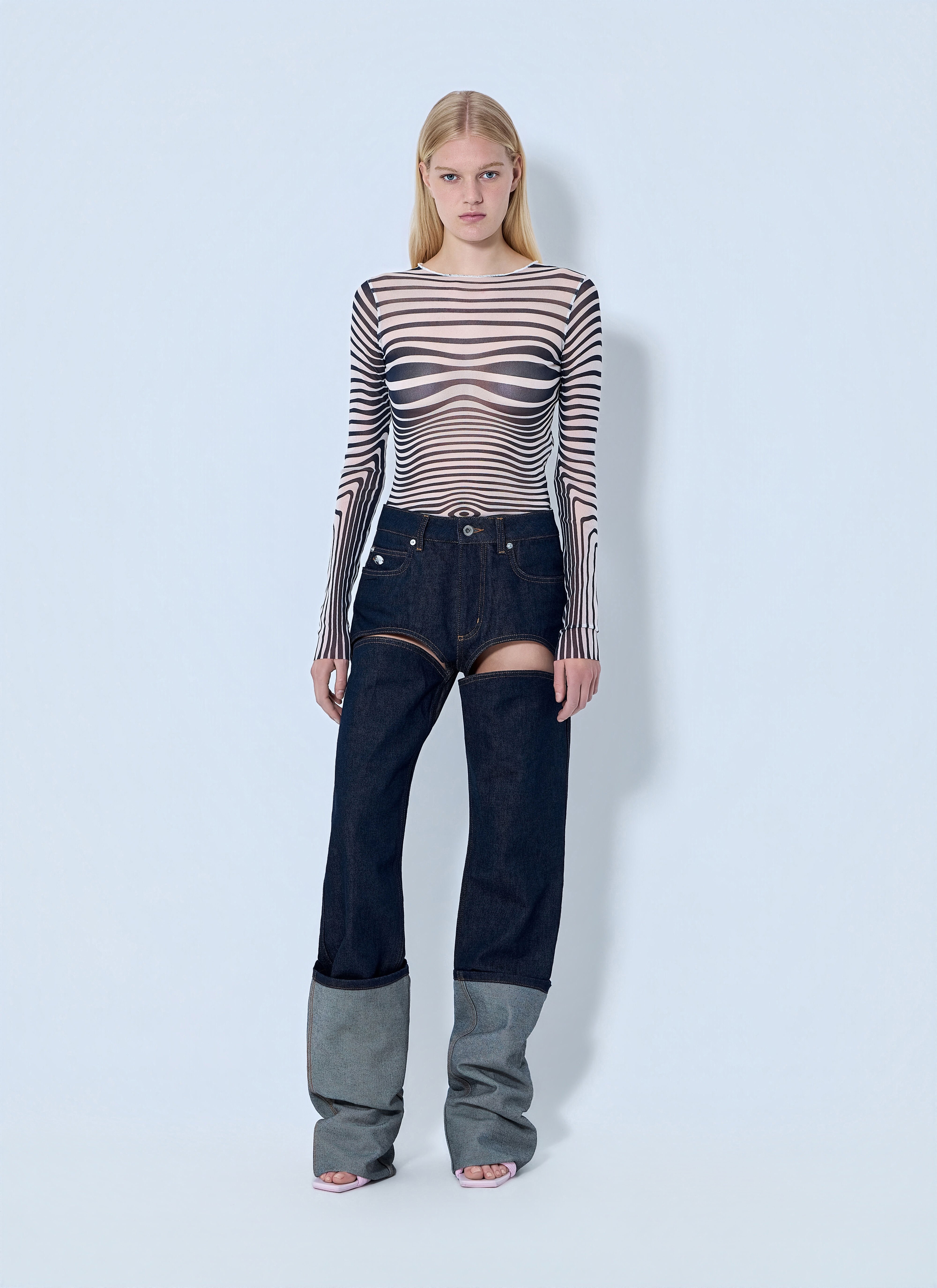 Jean Paul Gaultier Women's' Re-Edition The Body Morphing Top in