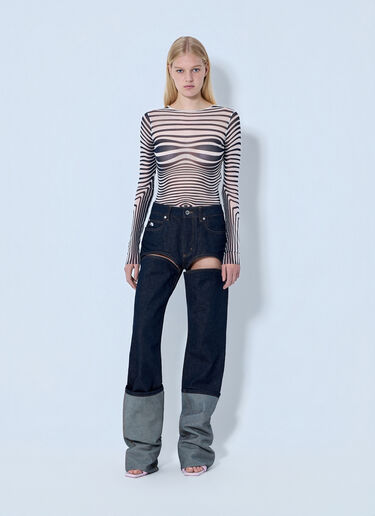 Jean Paul Gaultier Re-Edition The Body Morphing Top Grey jpg0264010