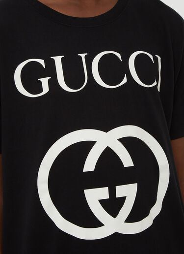 Gucci Interlocking GG T-Shirt Black guc0134030