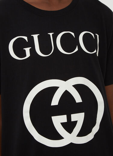 Gucci Interlocking GG T-Shirt Black guc0134030