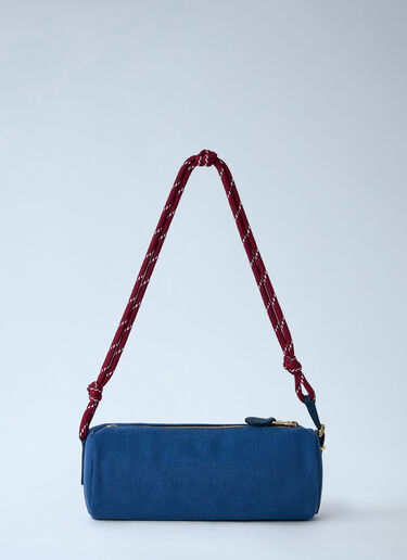 Miu Miu Gabardine Rope-Strap Shoulder Bag Blue miu0265034