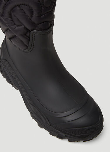 Burberry TB Padded Monogram Boots Black bur0250004