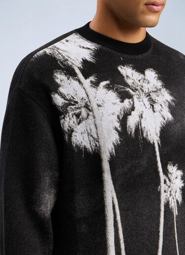 Decoding Palm Culture Sweater Palm Angels Decoding Palm Culture Sweater Black pma0162029