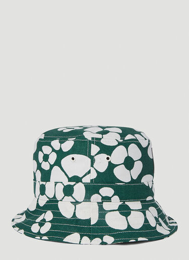 Marni x Carhartt Floral Print Bucket Hat Green mca0250004