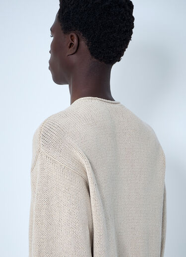 V-neck Knit Sweater Stüssy V-neck Knit Sweater Beige sts0164006