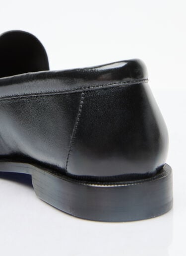 Saint Laurent Le Loafer Penney Leather Slippers Black sla0156026