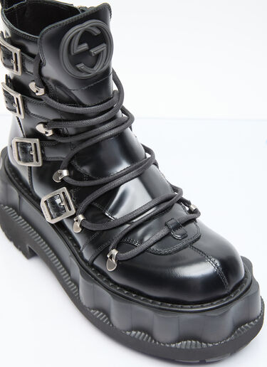 Gucci Leather Maja Boots Black guc0255189