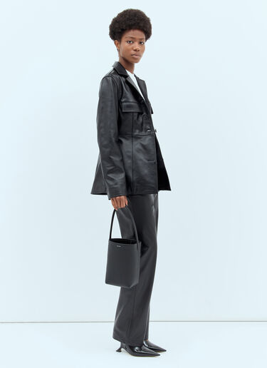 The Row Small N/S Park Tote Bag Black row0256061