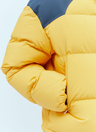 Moncler x Palm Angels Nevis Short Down Jacket Yellow mpa0155003