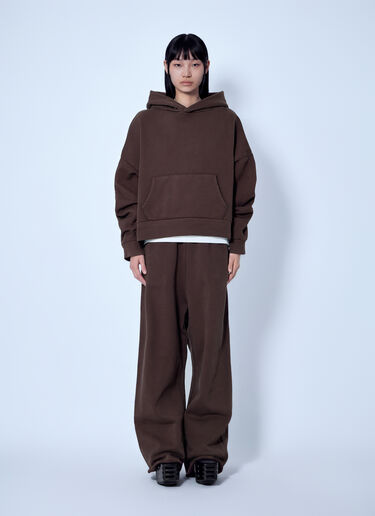 LN-CC® - Entire Studios: Elasticated Waist Relaxed Trousers - Brown Entire Studios Elasticated Waist Relaxed Trousers Brown ent0266007