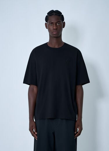 徽标贴饰 T 恤 Moncler x A$AP ROCKY 徽标贴饰 T 恤 黑色 map0162011