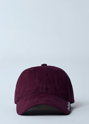 Acne Studios Twill Logo Baseball Cap Brown acn0160005