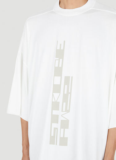 Rick Owens DRKSHDW 토미 T-셔츠 화이트 drk0150025