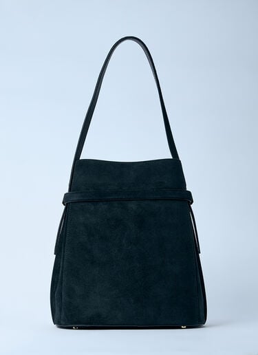 Belted Suede Bucket Bag TOTEME Belted Suede Bucket Bag Black tot0261048