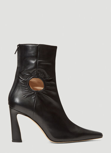Kalda Cut-Out Boots Black kal0239002