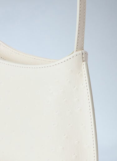 Jacquemus Le Petit Bisou Shoulder Bag White jac0264055