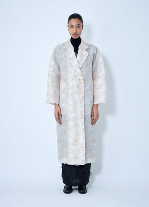 Max Mara Double-Breasted Long Coat Beige max0264312