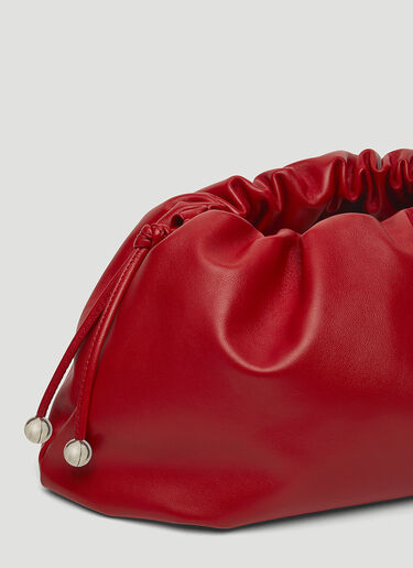 Bottega Veneta The Pouch Soft Clutch Red bov0243065