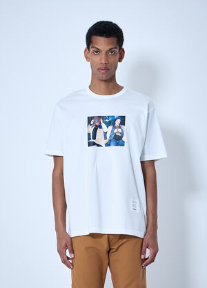 Junya Watanabe Photo Print T-Shirt White jwn0164005