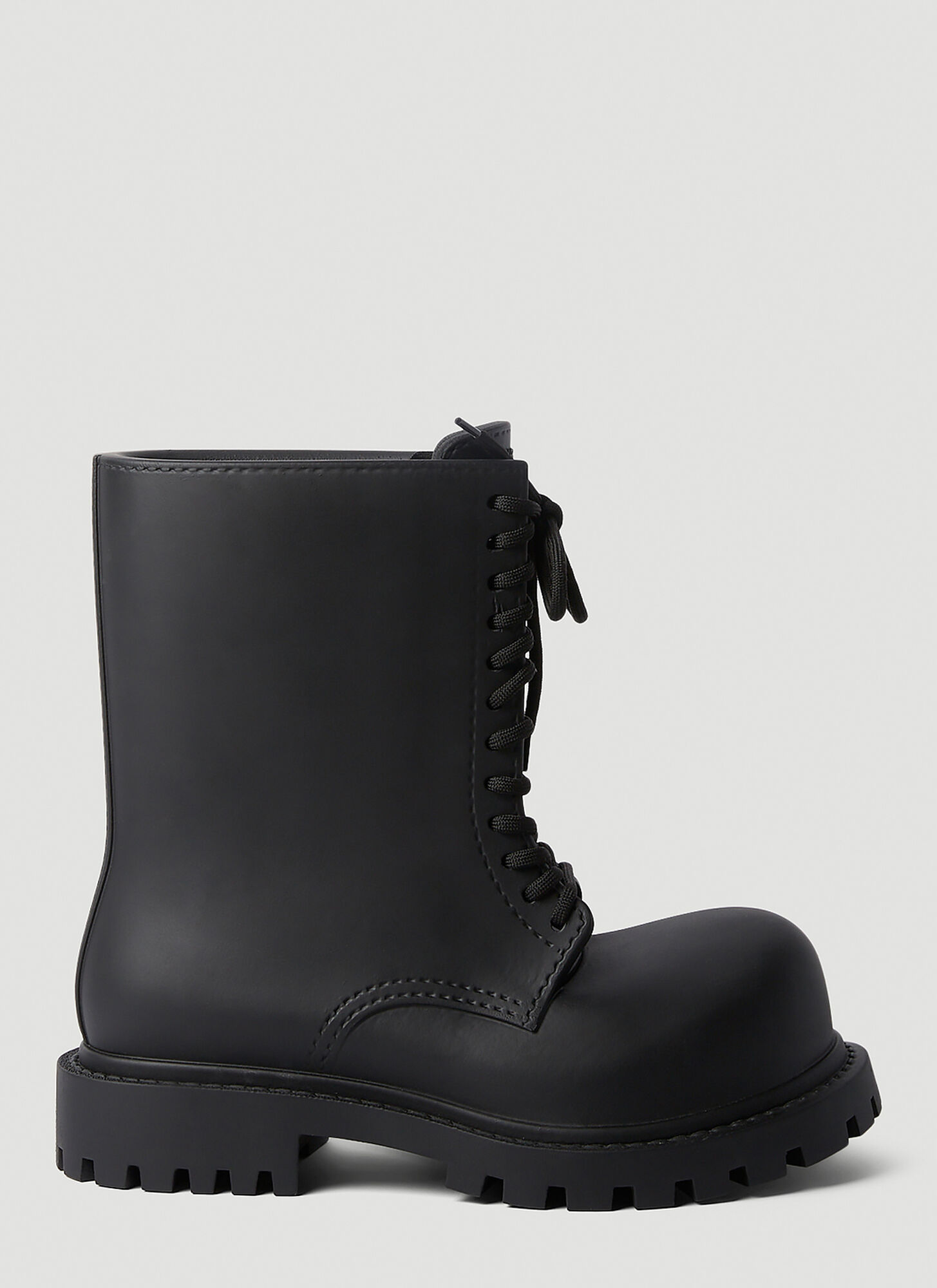 Shop Balenciaga Xl Army Boots In Black