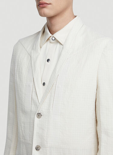 Rick Owens Lido Blazer Cream ric0147001