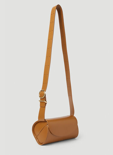 Jil Sander Cannolo Mini Shoulder Bag Brown jil0251027