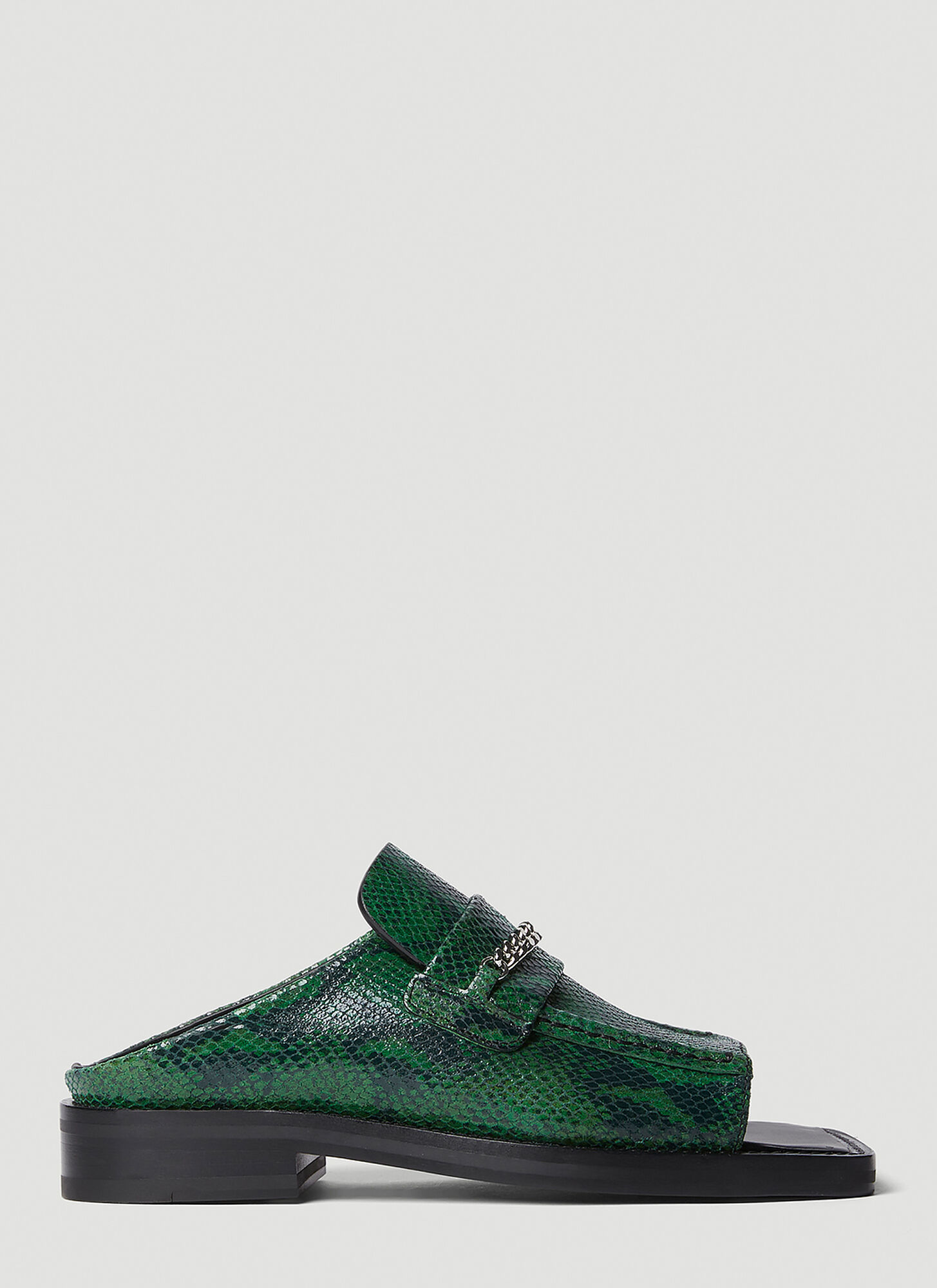 MARTINE ROSE SQUARE MULES