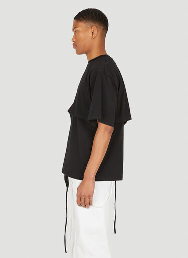 Ottolinger Otto Wrap T-Shirt Black ott0348006